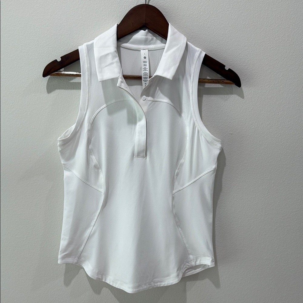 Lululemon Women's White Sleeveless Top